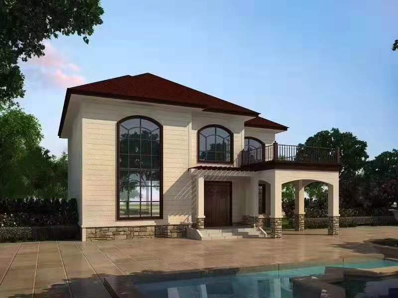 輕鋼別墅報價15萬?與混磚房屋相比有何優(yōu)勢?(圖1) 睿婕輕鋼別墅