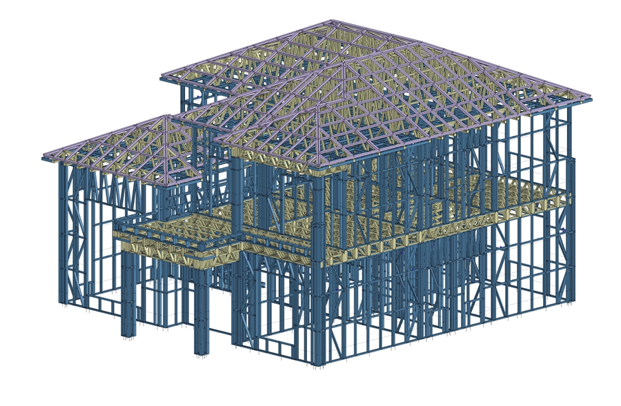 鄉村輕鋼龍骨別墅大概多少錢一棟？