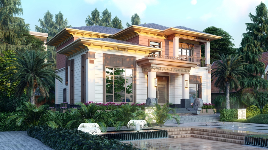 農村擁有一棟輕鋼別墅，品味鄉村精致生活(圖2)