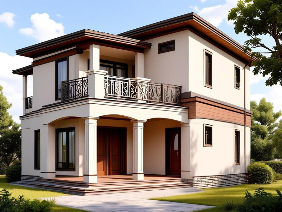 歐式風格輕鋼別墅（2）